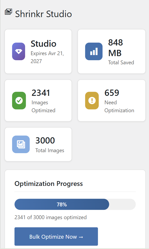 Shrinkr Studio Mobile